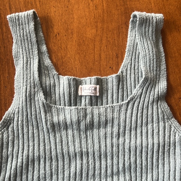 John Galt Ribbed Knit Tank Top - Picture 5 of 5